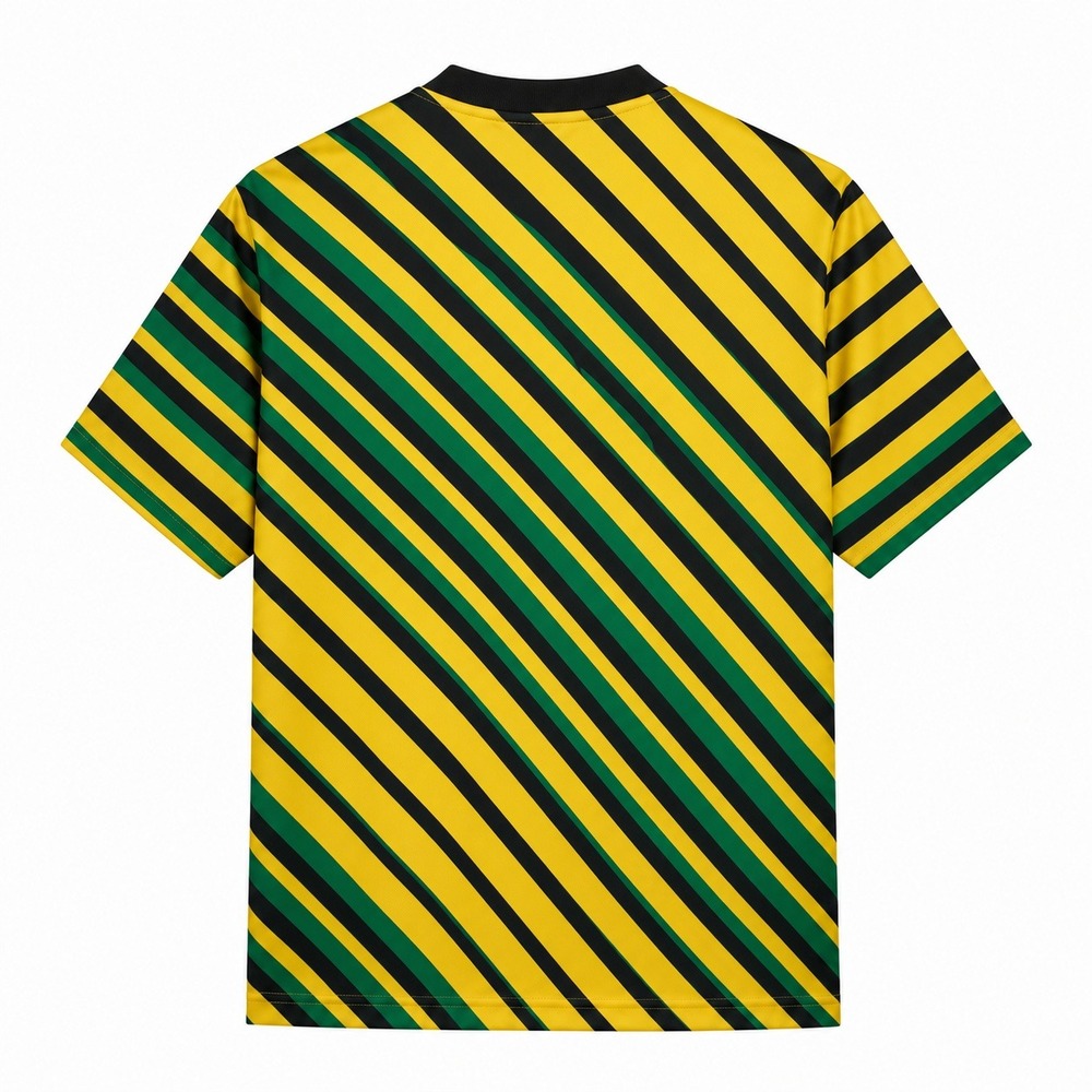 Adidas Soccer Jersey Mens Medium Jamaica National Team Football Federation Rasta - Picture 2 of 9